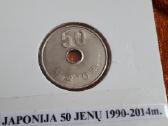 Japonija 50 Jenų 1990-2014m. Vf