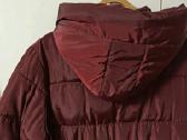 Ilgas bordo spalvos paltas (l/XL dydis) - nuotraukos Nr. 4