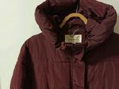 Ilgas bordo spalvos paltas (l/XL dydis) - nuotraukos Nr. 2