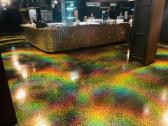 Juodas poliuretan su glitter pabarstais - nuotraukos Nr. 18