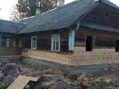 Senų namų rąstų keitimas ir pamatų atnaujinimas - nuotraukos Nr. 29