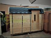 Kvadratinė sauna pirtis 3m - nuotraukos Nr. 10