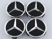 Mercedes-benz MB ratlankių dangteliai juodi/pilki - nuotraukos Nr. 2