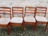 Vintažinės mid century tikmedžio kėdės - nuotraukos Nr. 4