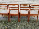 Vintažinės mid century tikmedžio kėdės - nuotraukos Nr. 8