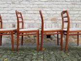 Vintažinės mid century tikmedžio kėdės - nuotraukos Nr. 3