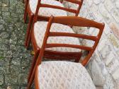 Vintažinės mid century tikmedžio kėdės - nuotraukos Nr. 9