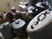 Metaliniai kuro bakai,tepalo svirkstai,graztai - nuotraukos Nr. 2
