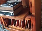 Vintažinė mid century tikmedžio masyvo spintelė - nuotraukos Nr. 12