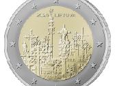 Nauja 2020 m. 2 eur. Lietuvos moneta.