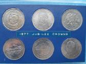 1977 Jubilee crowns (rinkinys)