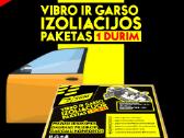 Garso ir vibro izoliacijos komplektas durims