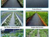 Agrotekstilė,juoda, žalia 0,4 iki 4,2 m. + Smaigai - nuotraukos Nr. 10