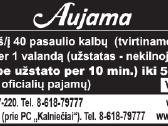 Paskola nuo. iki.per 10 min.visoje lietuvoje
