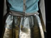 Us Angels Cap Sleeve Metallic Brocade Dress 12m. - nuotraukos Nr. 5