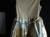 Us Angels Cap Sleeve Metallic Brocade Dress 12m. - nuotraukos Nr. 12