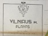 Prieškarinis Vilniaus miesto planas žemėlapis 1937 - nuotraukos Nr. 2