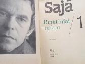 Knygos Kazys Saja Rinktiniai raštai. - nuotraukos Nr. 2