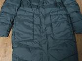 Chaki spalvos ilga žieminė striukė paltas (XL-XXL)
