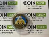 Spalvotos euro monetos kapsulėse