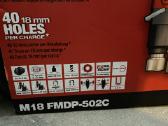 Magnetinės gręžimo Milwaukee M18 Fmdp-502c - nuotraukos Nr. 2