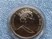 Moneta Isle of Man, 1996m. 1 krona, cu-ni - nuotraukos Nr. 2