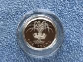 Moneta UK 1990m. 1 svaras, sidabras