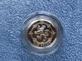 Moneta UK 1999m. 1 svaras, sidabras