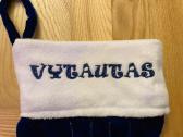 Vardinė siuvinėta veliūro kalėdinė kojinė Vytautas - nuotraukos Nr. 3