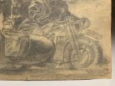 1944 m. vokiečių kareivio piešinys 2. Motociklai - nuotraukos Nr. 5