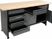 Darbastalis dirbtuvėms Vorel 58456 1700x600x840mm - nuotraukos Nr. 2