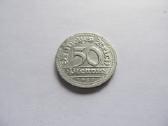 50 pfennig , Vokietija , 1920 D, J