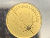 Auksine 5€ moneta iš serijos “Lietuvos mokslas - nuotraukos Nr. 2