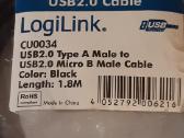 Logilink Usb 2.0 Cable, 180 cm - nuotraukos Nr. 2