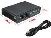 Usb garso plokštė 5.1 Analog Spdif Optical - nuotraukos Nr. 3