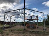Skeletas metalo angaras, dvuhskatnyj, 12х24 - nuotraukos Nr. 16