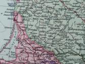 1943 m. žemėlapis Vokietijos/rusijos zonos - nuotraukos Nr. 5