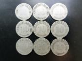 Vokietijos Imperijos 10 pfenigų nominalo monetos - nuotraukos Nr. 3