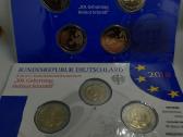 5x2 Eur (A, D, F, G, J) Vokietijos monetų rinkinys - nuotraukos Nr. 3