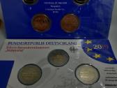 5x2 Eur (A, D, F, G, J) Vokietijos monetų rinkinys - nuotraukos Nr. 5