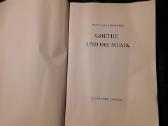 Knyga . H.j.moser . Goethe Und Die Musik . 1949 m - nuotraukos Nr. 2