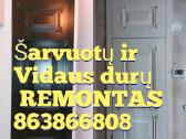 Durų remontas-restauravimas