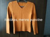 Itališkas, merino pusvilnės megztukas - nuotraukos Nr. 3