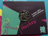 Moneta UK 2012m 50 pensu hockey
