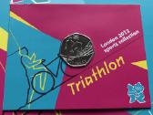 Moneta UK 2012m 50 pensu triathlon