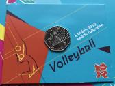 Moneta UK 2012m 50 pensu volleyball