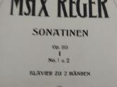 M.reger Sonatinos fortepijonui