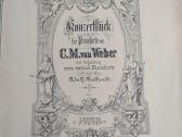 C.m.weber Koncertas fortepijonui