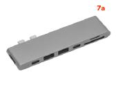 MacBook Pro, iPad Hub Type-c HD-4k, Hdmi Nauji - nuotraukos Nr. 14