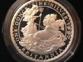 Monetu rinkinys UK 1997m. sidabras